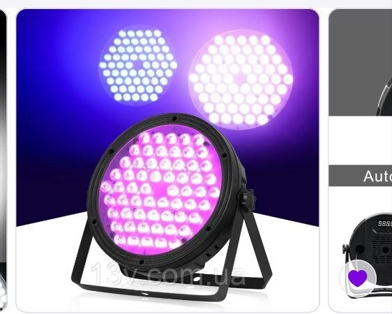 Оренда світломузики в Одесі — LED PAR, Spot 80, EVOLIGHTS LUMEN ROTO