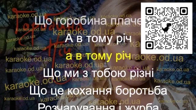 Оксана БІЛОЗІР - Горобина ніч Official audio мінус караоке