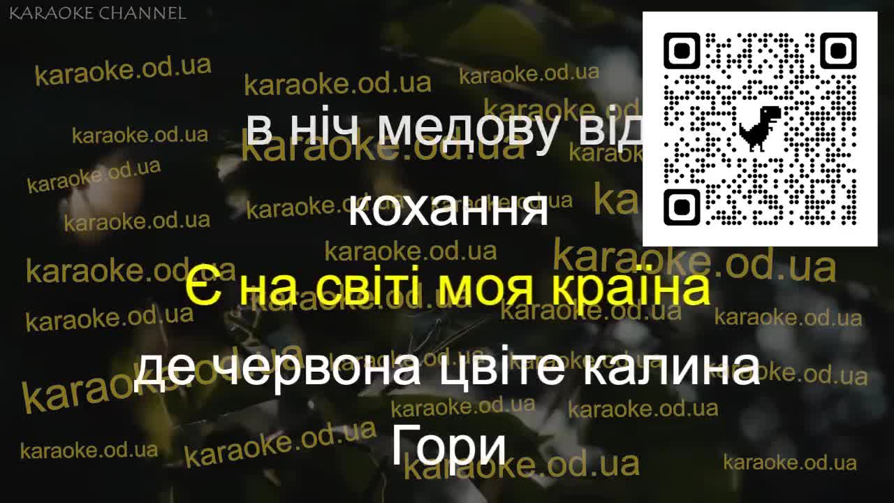 Моя Україна - Наталія Бучинська мінус караоке